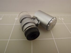 50X Mini UV and LED Pocket Microscope MW10089UV – Gem Identification and Currency Check Microscope