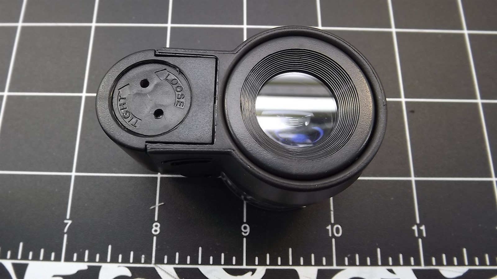 57 1228.jpg 15X 21mm UV and LED Stamp Loupe – Lighted Glass Lens Magnifier with 382–385nm UV for Stamps and Gems