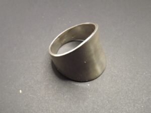 Sterling Silver 925 Bright Polish Smooth Wide Ring – Size 9, 3/4″ Wide Band, 7.2 Grams