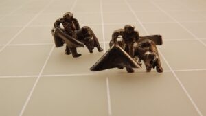 Vintage Sterling Silver Bullfighter Matador Cufflinks – Men’s Spanish Toreador Cuff Links, 12.4 Grams