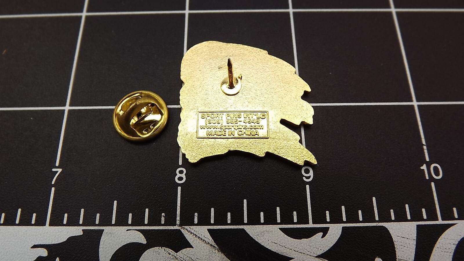 57 167.jpg Soccer 2003 Lapel Pin – Gold Tone Black Enamel Soccer Ball Hat Pin for Team, Coach & Player Gifts