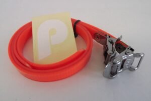 Poke Forte Space Straps Neon Orange – Pedal Straps for Road Bike, Track Bike and Fixed Gear Cycling