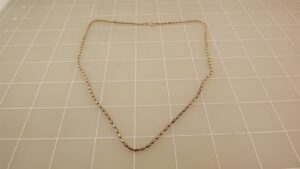 Sterling Silver 925 Bead Link Chain Necklace – 18″ Long Ball Bead Chain, 4.8 Grams, Stamped