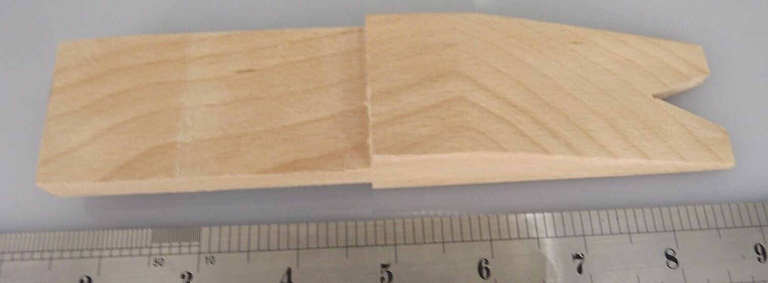 57 2658.jpg Wooden Bench Pin for Bench Clamp – Jewelers Filing Post with V Slot, 1-1/2″ Wide Hardwood Bench Peg