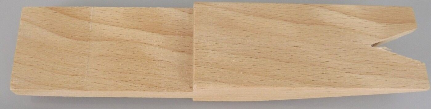 57 2667.jpg Wooden Bench Pin for Bench Clamp – Jewelers Filing Post with V Slot, 1-1/2″ Wide Hardwood Bench Peg
