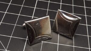 Mid-Century Modern Men’s Cufflinks – Vintage Retro Toggle Back Cuff Links for Dress Shirts & Suits