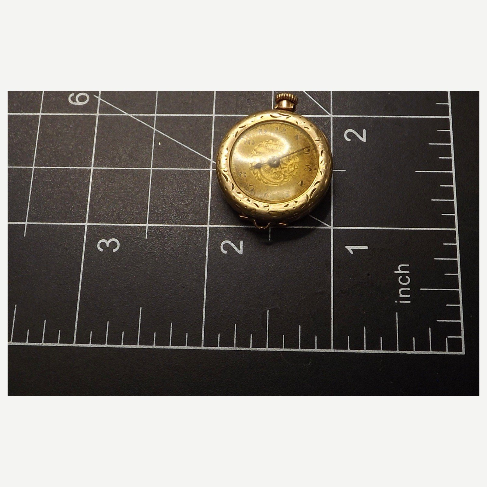 57 2850.jpg Antique Rubaiyat 15 Jewel Swiss Ladies Pendant Watch – 25 Year Gold Filled Hunter Case, Early 1900s, As Is