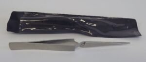 4 1/2″ Straight Tip Cross-Action Tweezers – Jeweler, Hobby & Soldering Self-Closing Tweezer Tool