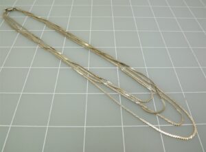 Sterling Silver 925 S Link Chain Necklace – 19″ Long, 13.7 Grams, Stamped 925 Neck Chain