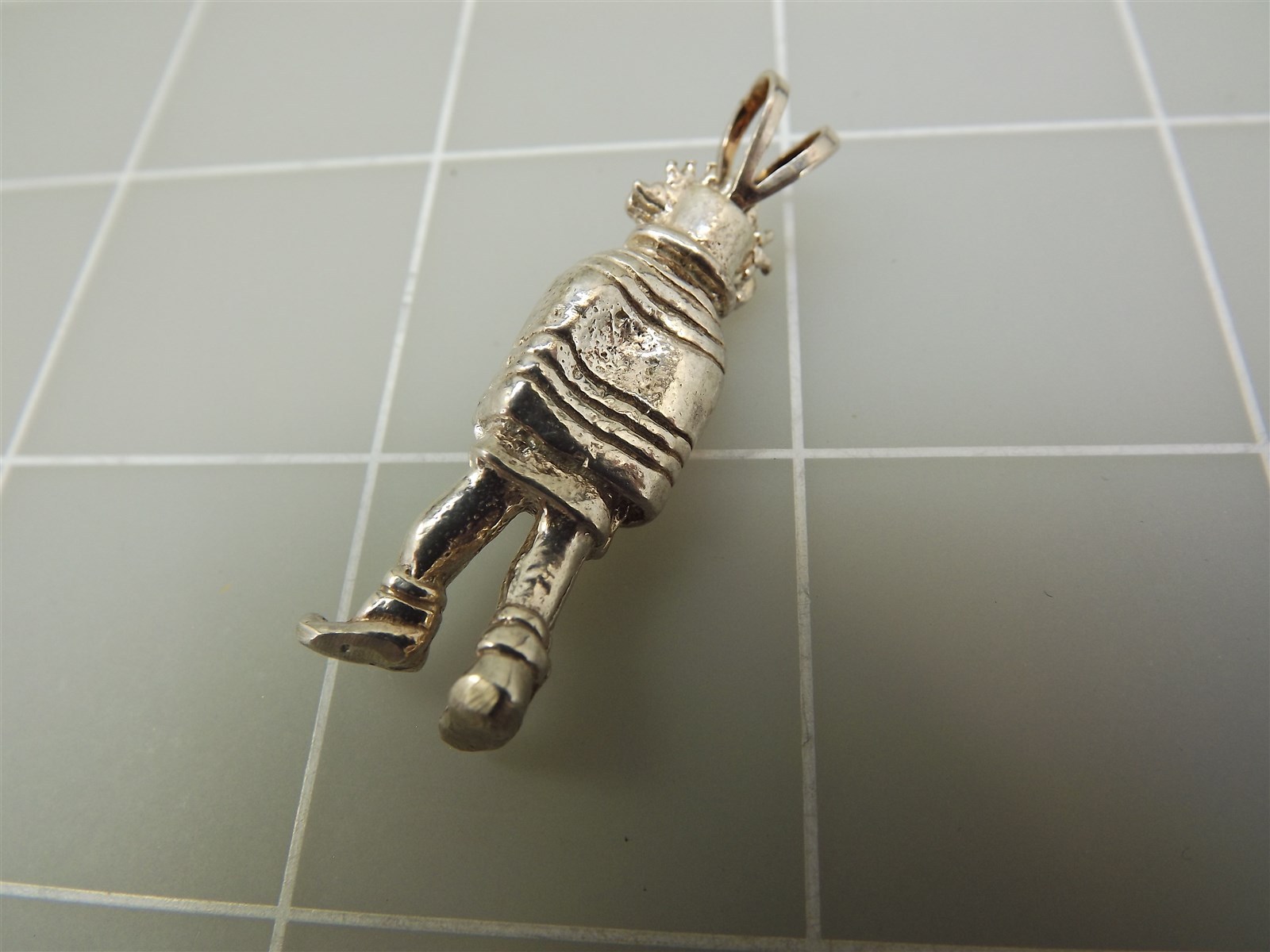 57 3559.jpg Sterling Silver Native American Style Wind Dancer Pendant – Acid Tested, 1 3/4″, 11.3 Grams