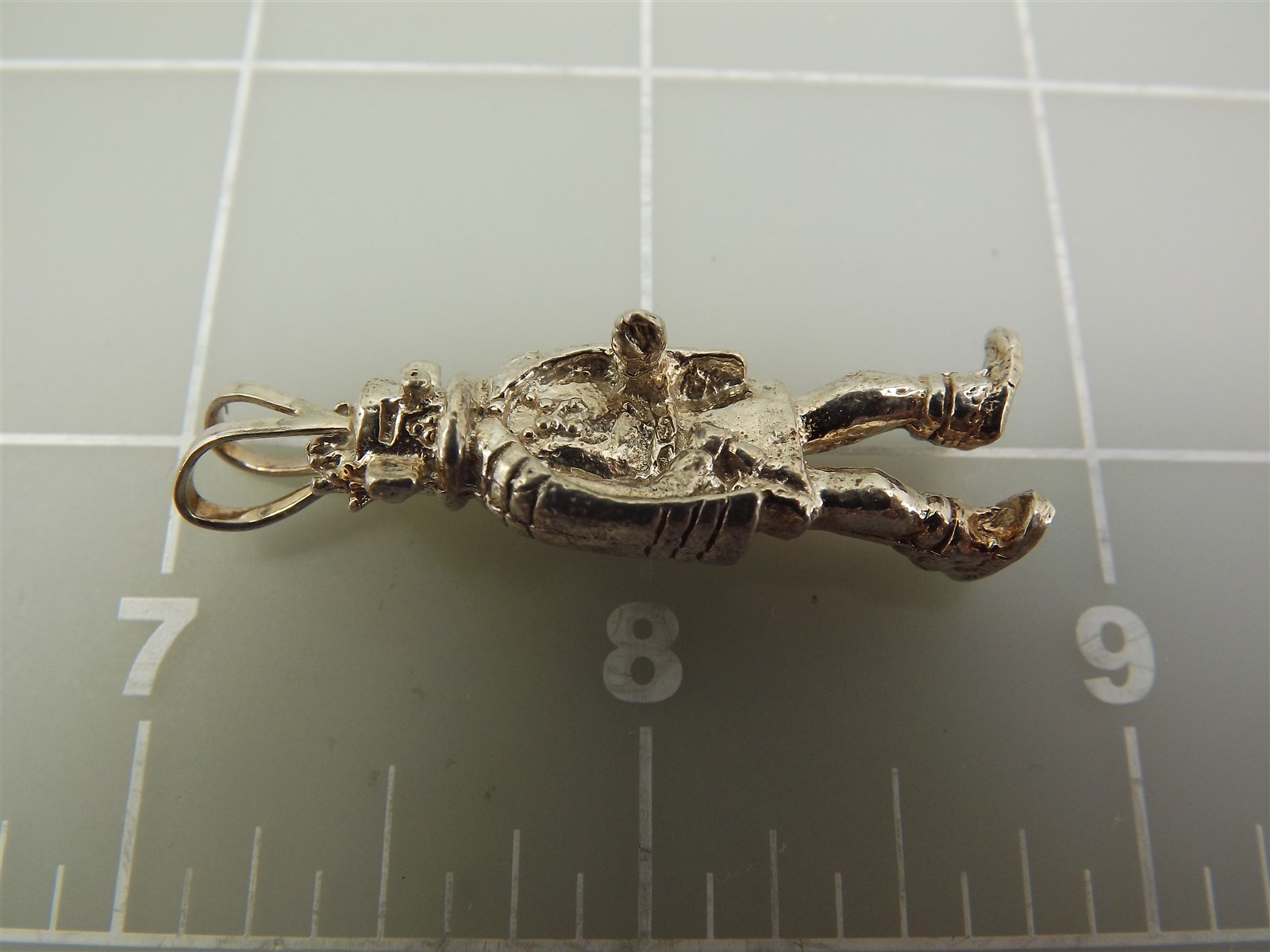 57 3560.jpg Sterling Silver Native American Style Wind Dancer Pendant – Acid Tested, 1 3/4″, 11.3 Grams