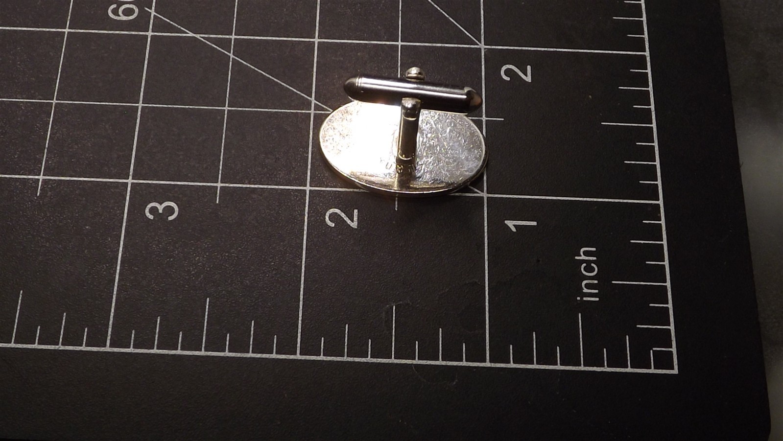 57 478.jpg Vintage Men’s Dress Cufflinks – Mid-Century Modern Retro Pair, Toggle Back Closures, Collector Piece