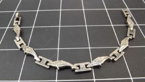 Sterling Silver 925 Dolphin Link Bracelet 7.5″ – Unisex Ocean Design Chain Bracelet, 16.2 Grams