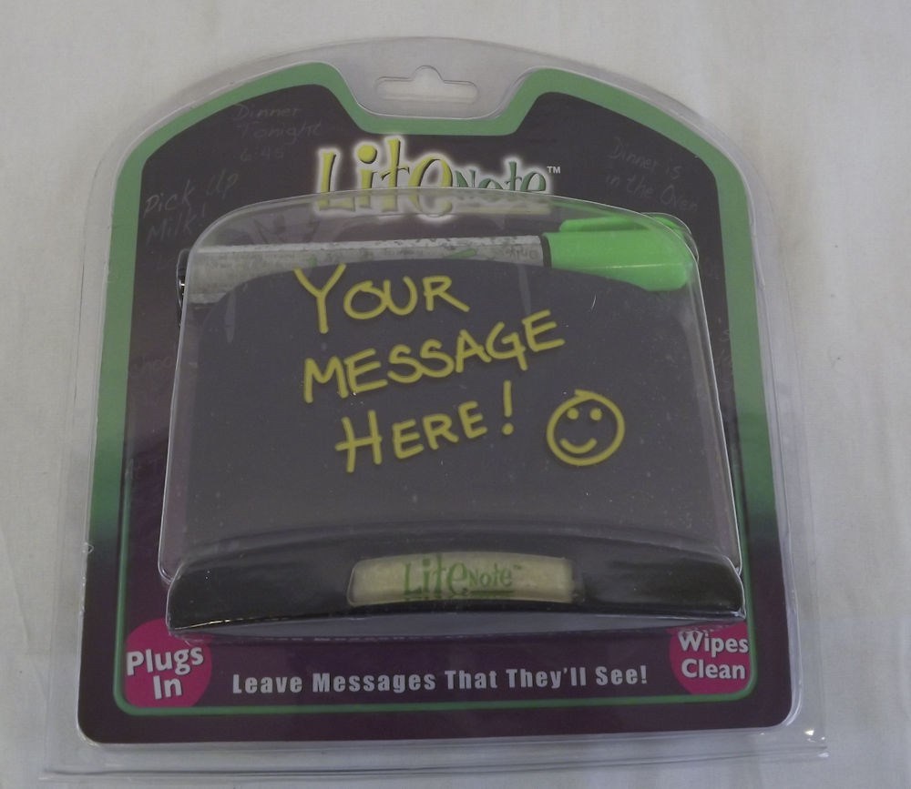 57 655.jpg Lite Note Plug-In Night Light Message Board – Lighted Write-On Memo Board for Kids Rooms and Hallways