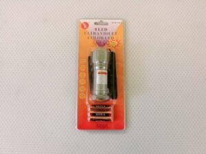 8-LED Ultraviolet UV Flashlight 395–400nm with Carry Case – Aluminum Black Light for Leak Checks