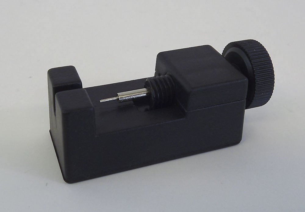 57 817.jpg Watch Band Link Pin Remover with 3 Tips – Black Watchmakers Bracelet Sizing Tool for Jewelers