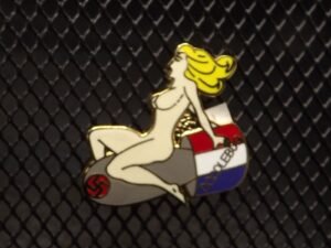 doodlebug wwii bomber nose art pin p15173 c1