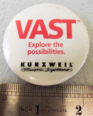 Vintage Kurzweil Music Advertising Pin