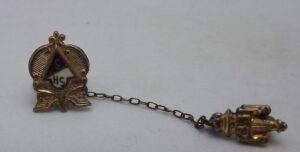 Vintage SH/S Eagle & Torch '45 High School Tie Pin