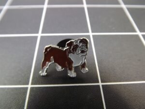 Bulldog Lapel Pin – Enamel