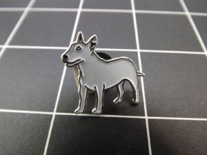 Bull Terrier Dog Lapel Pin – Enamel
