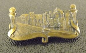 Vintage London UK / USA City Street Brass Badge