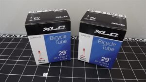 XLC 29″ x 1.9/2.3″ Presta Valve 48mm Bicycle Inner Tubes – 2-Piece Set, Super Lite R-Core, Boxed – 29er Mountain Bike Tubes