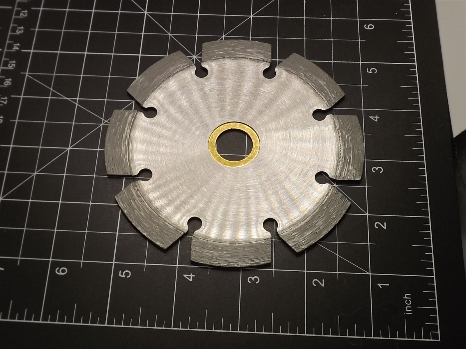 s l1600 15304.jpg Set of 5 Segmented 4″ Diamond Saw Blades – Wet or Dry Cutting – Concrete, Stone, Brick, Block, Stucco & Tile – Contractor & DIY Pack – view 2