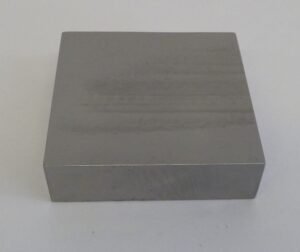 High Carbon Steel Bench Block – 3″ x 3″ x 3/4″ Ground Flat – Jeweler’s Tool for Goldsmiths, Silversmiths & Crafters – Flattening & Riveting