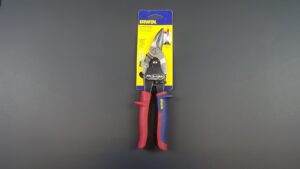 Irwin 2073111 Aviation Snips With Serrated Blades – One-Handed Release Latch, Pro Touch Grips – Cuts 18 ga Steel and 23 ga Stainless – New