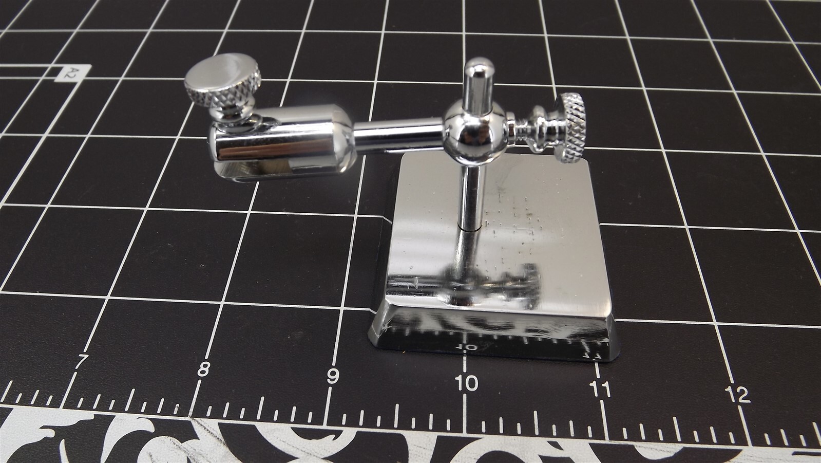 s l1600 16087.jpg Third Hand Stand Jeweler Loupe Holder Heavy base Jewelers and Watchmakers – Jeweler's Bench Tool for Goldsmiths, Silversmiths & Hobby Crafters, New