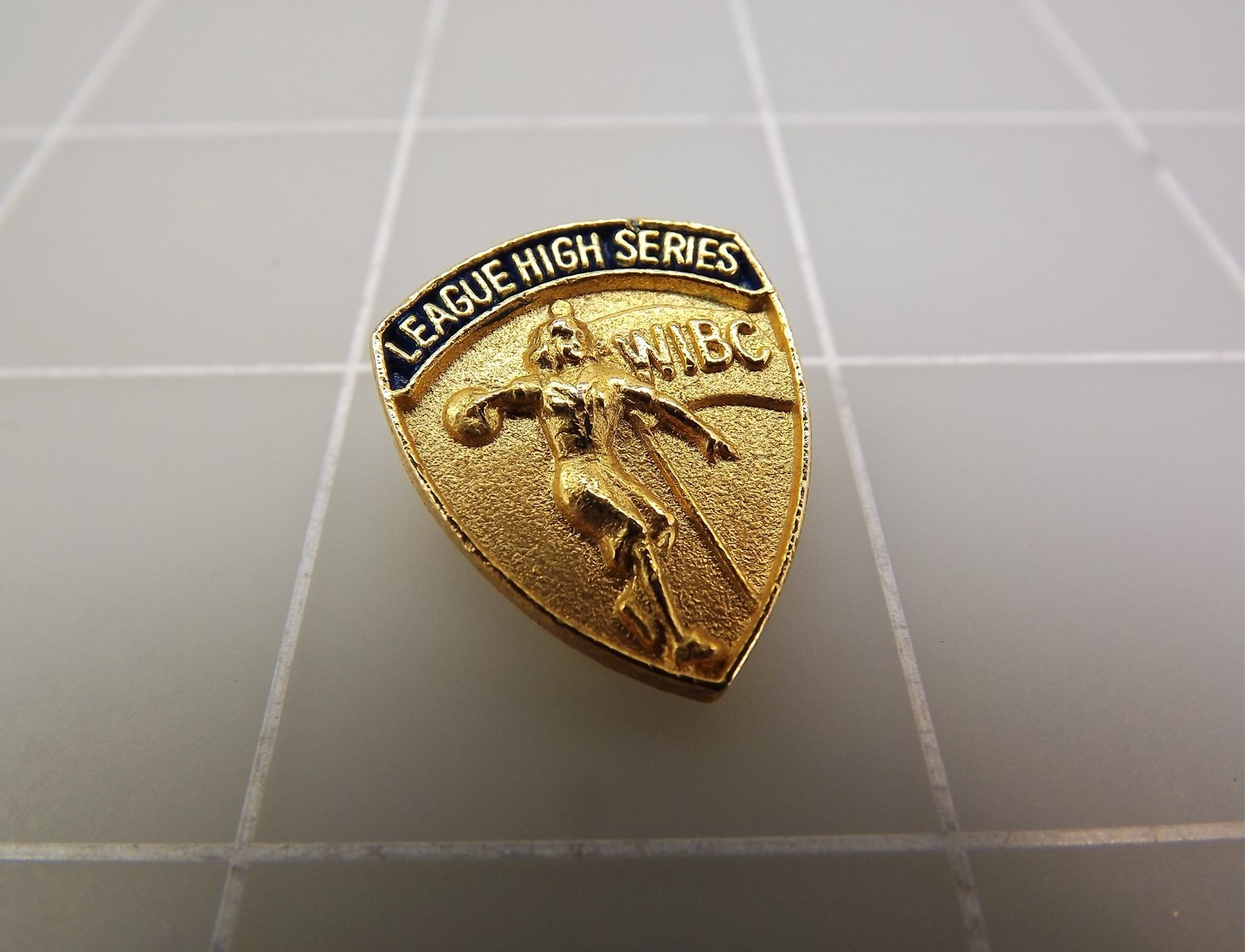 s l1600 16743.jpg Vintage League High Series Women's Bowling Championship Black Enamel Lapel & Hat Pin – Vintage Collectible Enamel Pin, Collector Gift