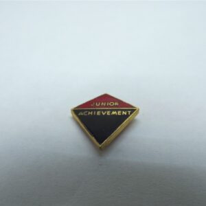 Vintage Junior Achievement Red and Black Enamel Kite Shape Lapel & Hat Pin – Vintage Collectible Enamel Pin, Collector Gift