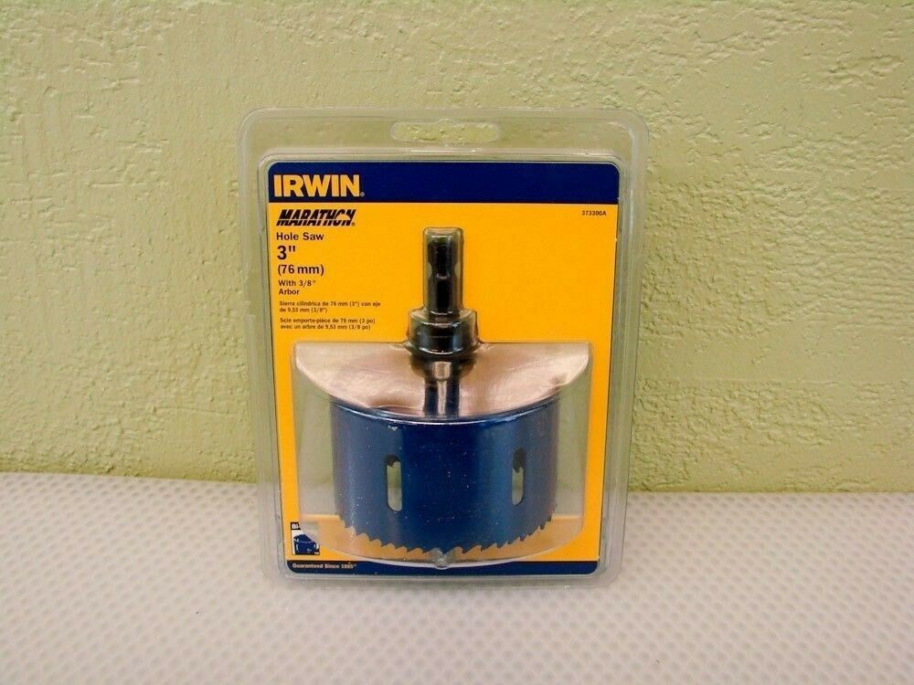s l1600 16802.jpg Irwin 373300A 3 in. Hole Saw Marathon – Quality Tool for Home, Shop & Jobsite, New