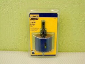 Irwin 373214A 2-1/4 in. Hole Saw Marathon – Quality Tool for Home, Shop & Jobsite, New