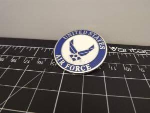 U.S. Air Force Wings Logo Lapel Pin – 1-1/2" Enameled