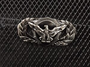 USAF Security Police Basic Badge Lapel Pin – 1-5/8" Pewter