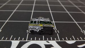 Ambulance Lapel Pin – Yellow, white & green enamel