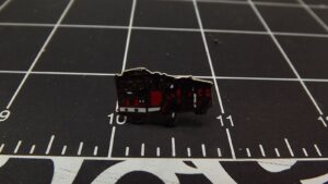 Fire Truck Lapel Pin – Silver-tone with red