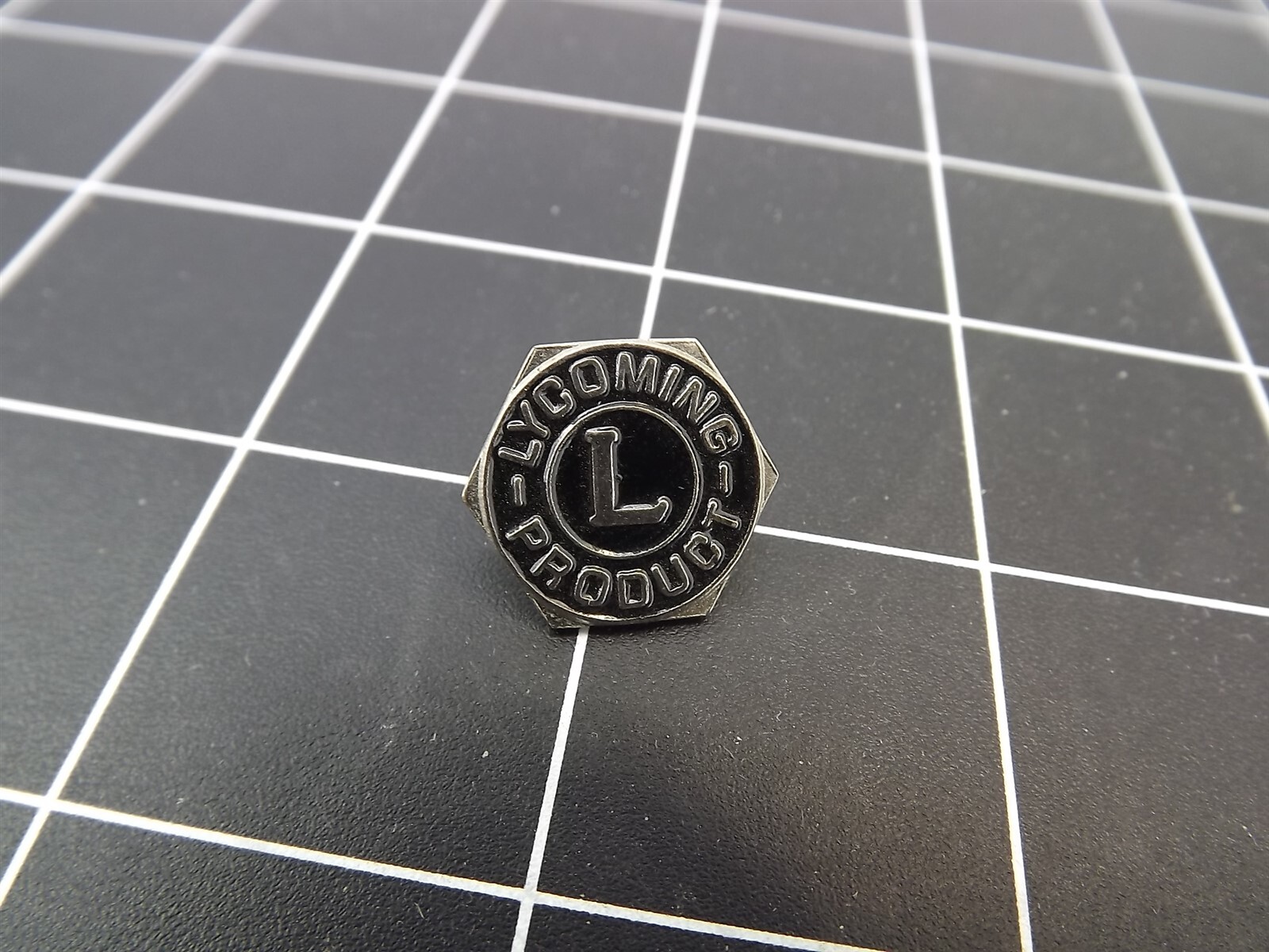 s l1600 2578.jpg Lycoming Product Lapel Pin – Silver-tone
