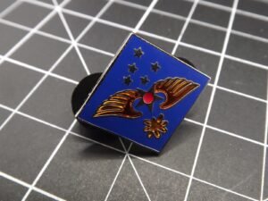 USAF Wings Diamond Lapel Pin – Blue enamel