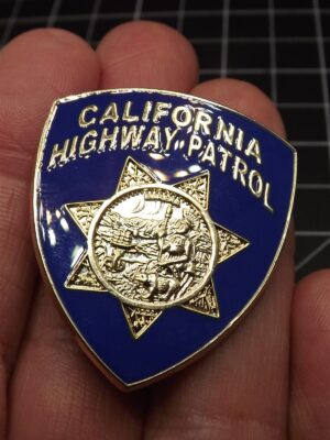California Highway Patrol Patch Lapel Pin (Large) – Blue enamel