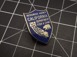 California Department of Fish & Game Lapel Pin – Enamel