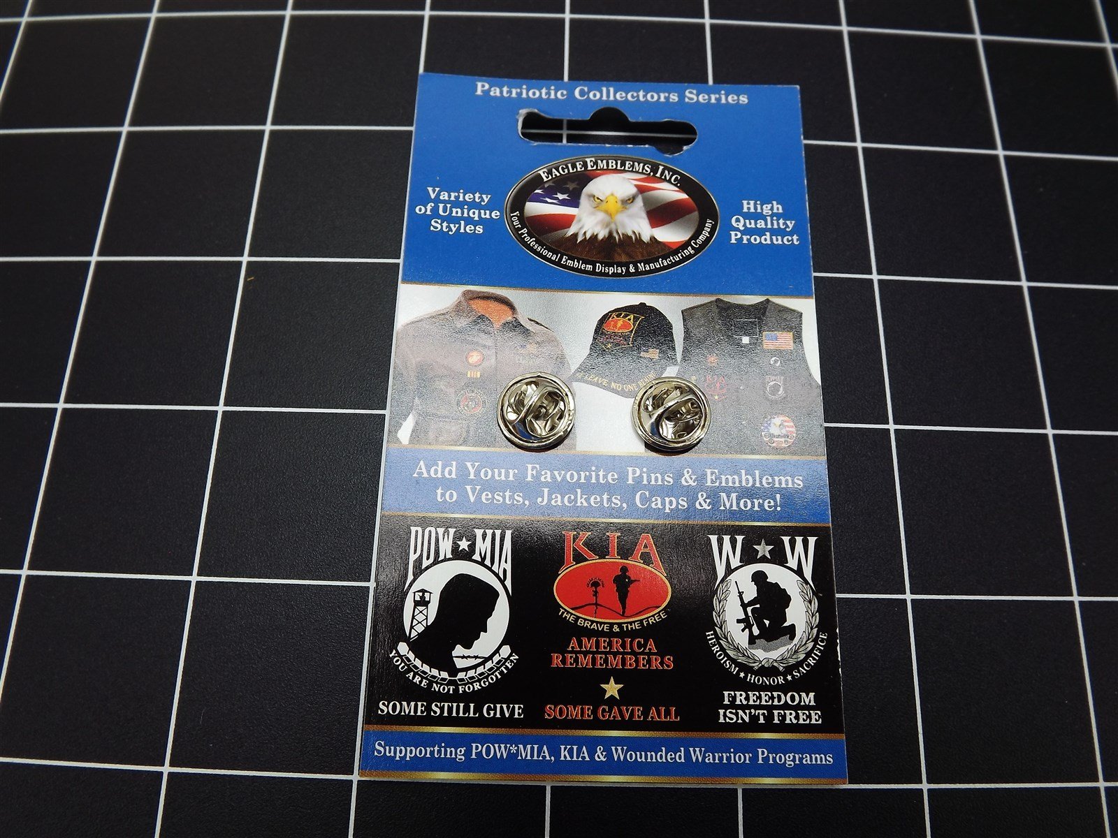 s l1600 4110.jpg U.S. Air Force Veteran Lapel Pin – 1-1/2" Enamel – photo 2