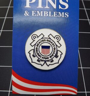 U.S. Coast Guard 1790 Seal Lapel Pin – 1-1/2" Enamel