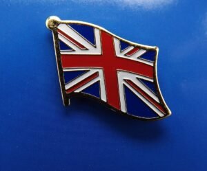 Great Britain Union Jack Flag Lapel Pin – 1" Enamel