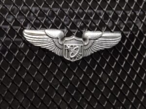 U.S. Air Force Basic Astronaut Mini Wings Lapel Pin – 1-1/4" Pewter