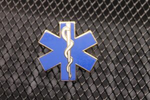 EMS Star of Life Lapel Pin (Blue) – Enamel