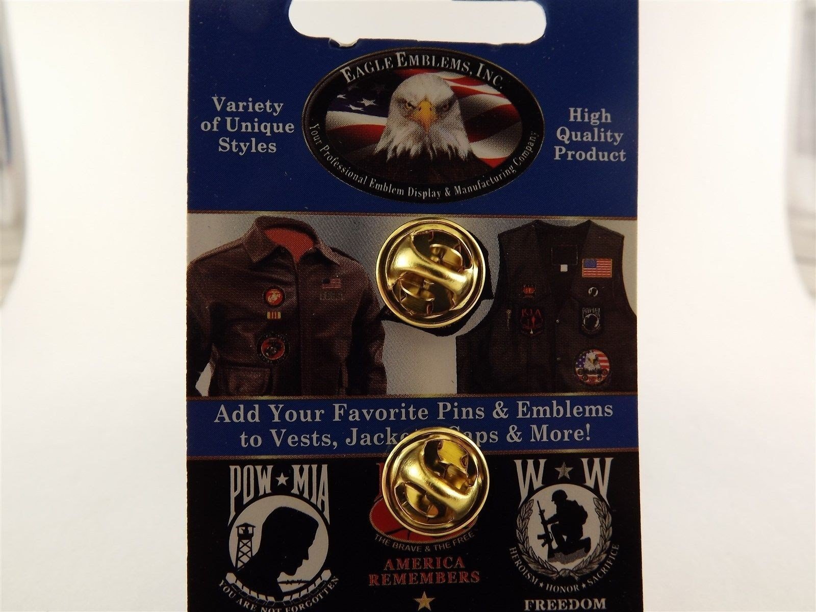 s l1600 4634.jpg National Defense Service Medal Lapel Pin – 1-3/16" Enamel – photo 2