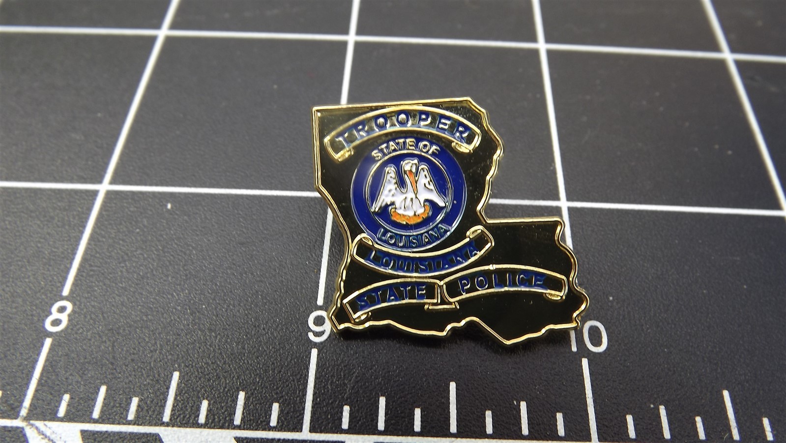 s l1600 5198.jpg Louisiana State Police Mini Badge Lapel Pin – Enamel